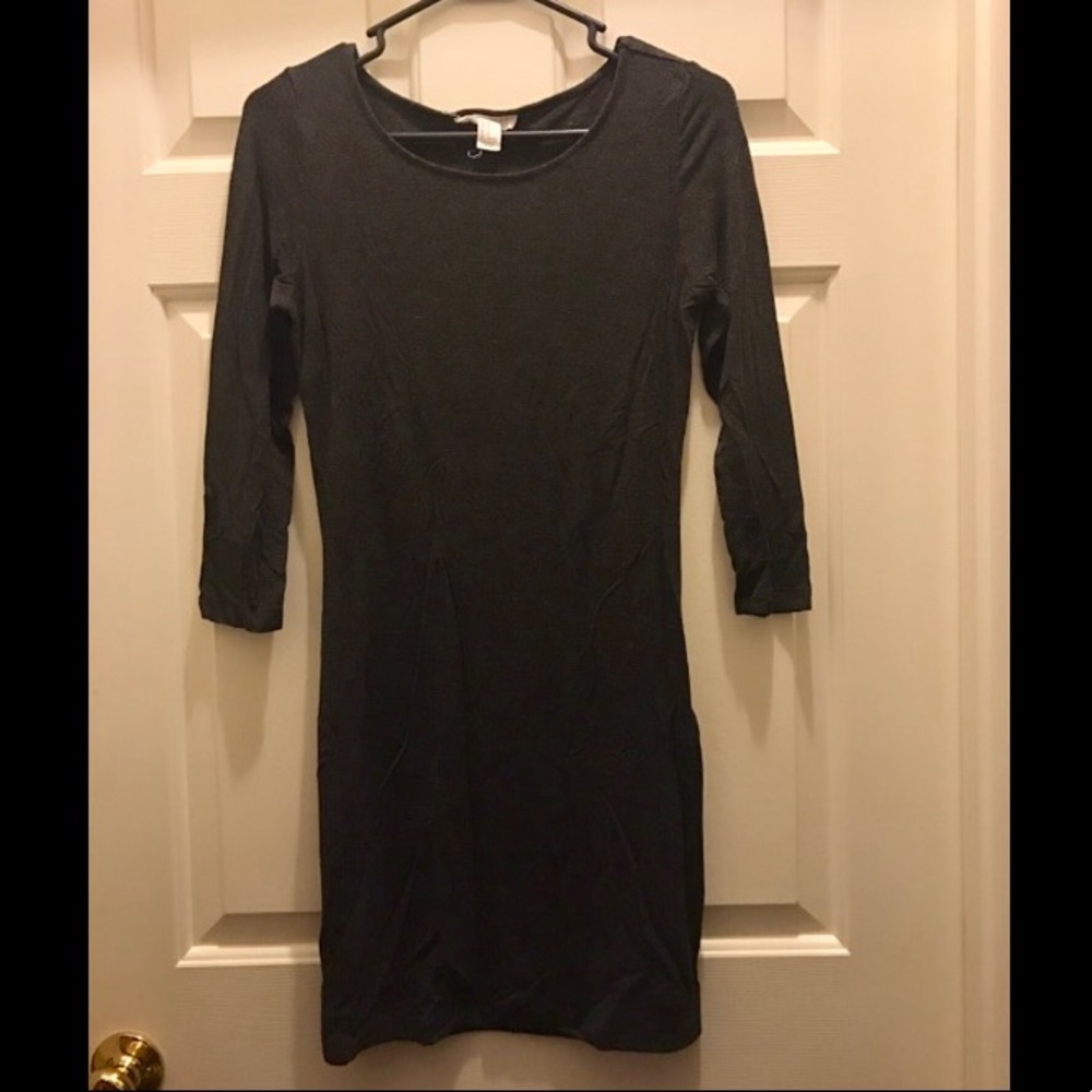 Forever 21 Bodycon 3/4 Sleeve Dress